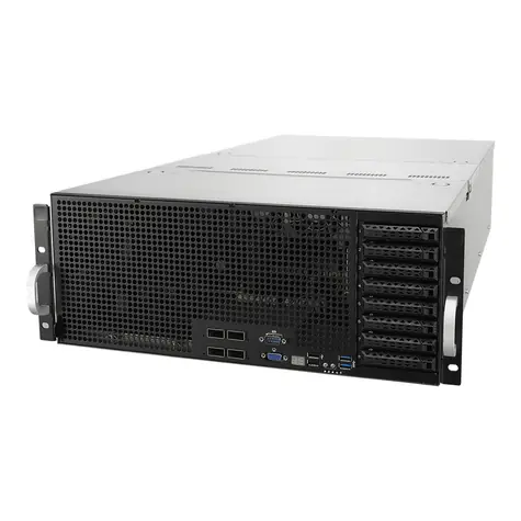 ASUS ESC8000G4 1600W server černá / 2x Socket P (LGA 3647) / 24x DDR4 / 8x3.5