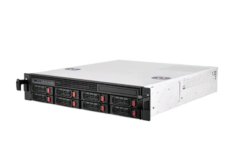SilverStone RM21-308 Rackmount Storage / 2U / M-ATX / 1x USB 3.0 + 1x USB 2.0 / 3x 80mm / 8x 3.5/2.5