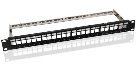 MicroConnect Prázdný patch panel CAT6 24 portů pro 1U rack 19