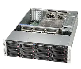 SUPERMICRO 836BE1C-R1K03B 3U chassis / 16x 3.5