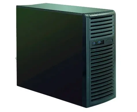 SUPERMICRO Tower SPMC 1 / Xeon E-2334 3.4GHz / 16GB RAM / 2x 480GB SSD & 2x 8TB / 668W