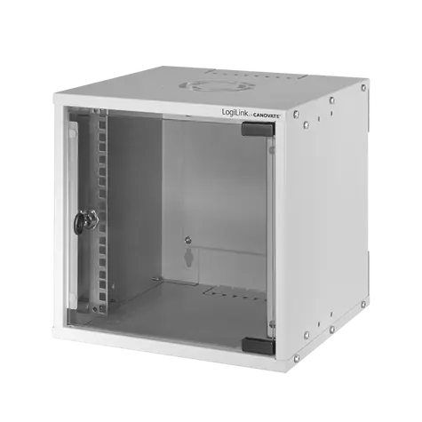 LogiLink W66Z30G šedá / Rozvaděč pro upevnění na zeď / 6U / až 30kg