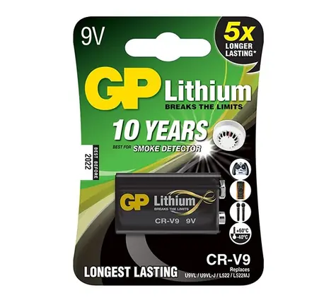 GP 9V CR-V9 lithiová - 1 ks