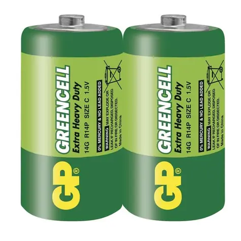 GP C Greencell - 2 ks / zinko-chloridová / fólie