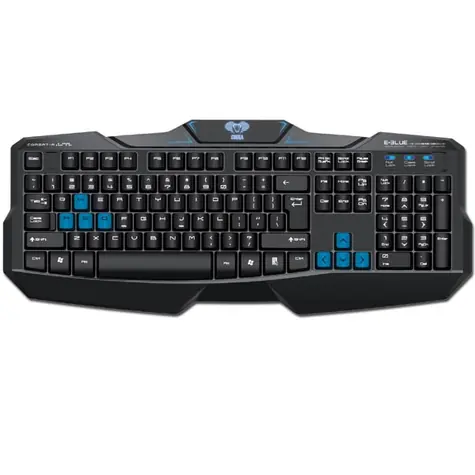 E-BLUE Cobra EKM746 černá / Herní klávesnice / drátová (USB) / CZ / SK