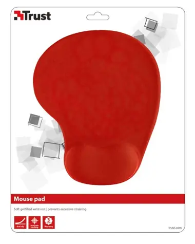 Trust BigFoot Gel Mouse Pad červená / podložka pod myš