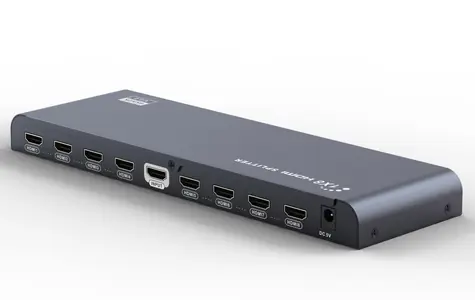 PremiumCord HDMI 2.0 splitter 1-8 portů / 4K x 2K/60Hz / FULL HD / 3D / černý