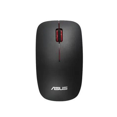 ASUS WT300 černo-červená / bezdrátová optická myš / 1600dpi 