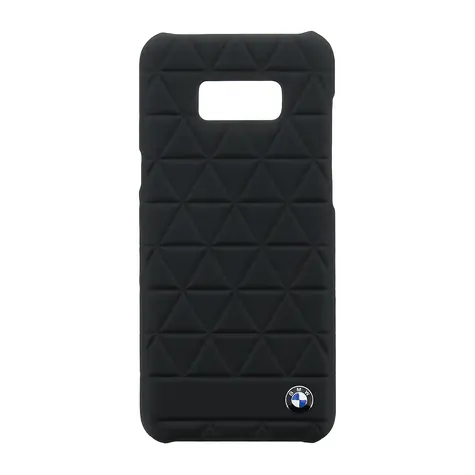 BMW Hexagon Leather Hard Case zadní kryt pro Samsung G955 Galaxy S8 Plus černá