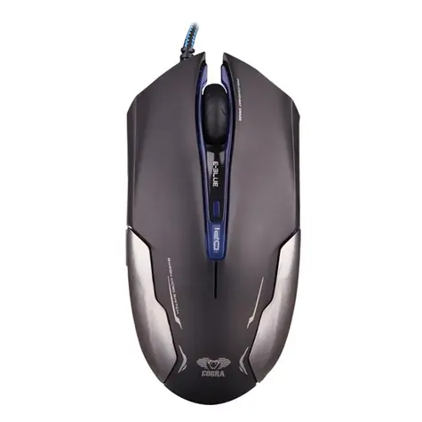 E-Blue Cobra EMS653 černá / herní optická myš / 6tlačítek / 1 kolečko / drátová (USB) / 3000DPI 