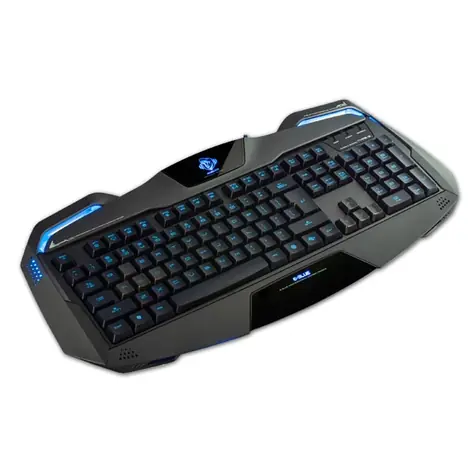 E-BLUE Auroza černá / herní klávesnice / drátová (USB) / US / podsvícené okraje