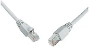 Solaris CAT6 SFTP PVC 3m šedá / Patch kabel / RJ45-RJ45 / AWG26 