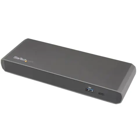 StarTech Thunderbolt 3 Dual-4K - dokovací stanice pro notebooky / Thunderbolt 3 / DP / USB / Mini-jack 3.5mm / LAN
