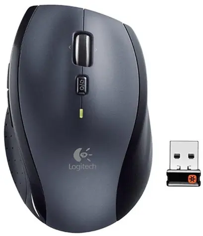 Logitech M705 Mouse / bezdrátová / 5 tlačítek / optická / černá 