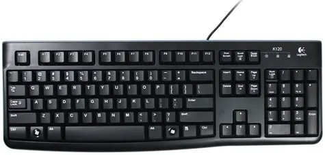 Logitech klávesnice K120 For Business DE / USB / Drátová / Černá