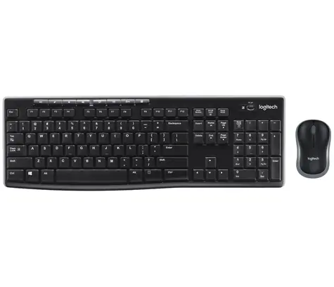 Logitech Wireless Desktop MK270 / bezdrátová sada klávesnice a myši / UK verze