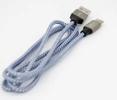 Devia Vogue datová kabel USB 3.1 Type-C stříbrná