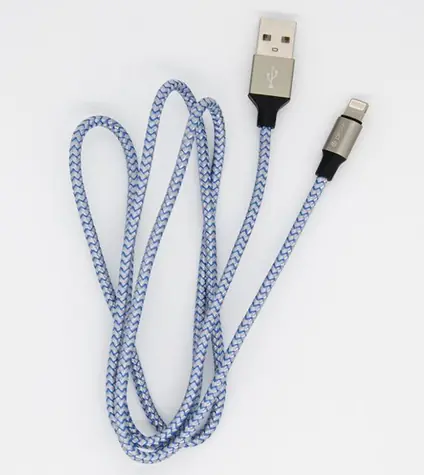 Devia Vogue datová kabel Lightning stříbrná