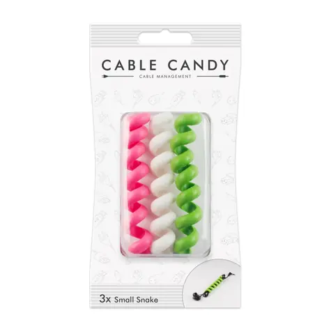 Cable Candy Small Snake Kabelový organizér 3 ks různé barvy / doprodej