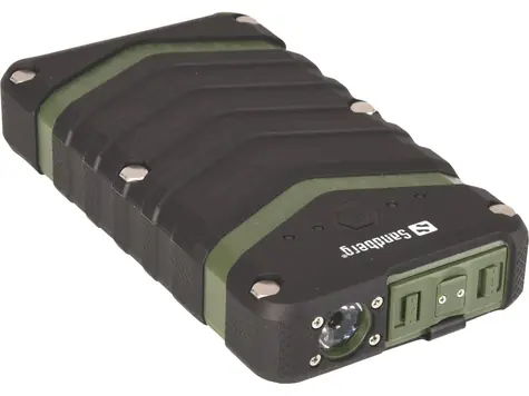 Sandberg Powerbank Survivor 20100 mAh černá / voděodolná / IP67 / 5V 2.4 + 1.5A / 2x USB A