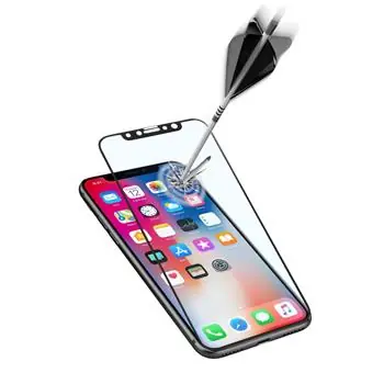 Cellularline CAPSULE Ochranné tvrzené sklo pro celý displej pro Apple iPhone X