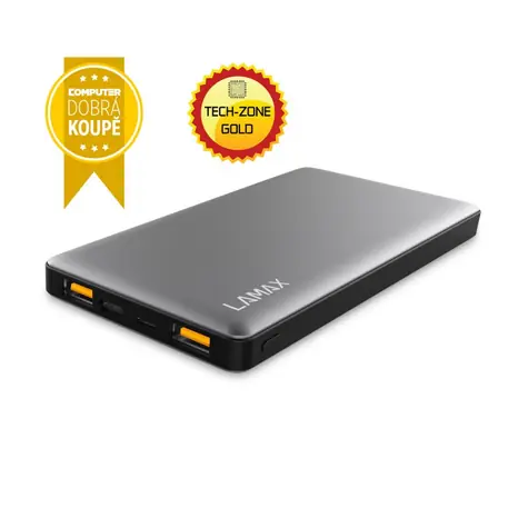 LAMAX 10 000 mAh Quick Charge / Power Bank / 2x USB / USB-C  / doprodej