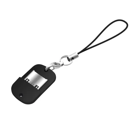 FIXED Miniaturní microUSB OTG adaptér pro mobilní telefony a tablety s pouzdrem černá / USB 2.0
