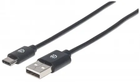 Manhattan kabel Hi-Speed USB-C samec > USB 2.0 samec 