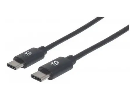 Manhattan kabel Hi-Speed USB-C samec > USB-C samec 2m / černá