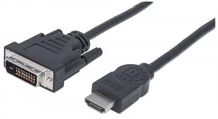 Manhattan kabel pro monitory HDMI-DVI-D 1.8m / dual link