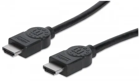 Manhattan 4K HDMI kabel s ethernetem 3m černá / propojovací / stíněný 