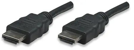 Manhattan HDMI kabel s ethernetem 15m / HDMI-HDMI / stíněný / černá