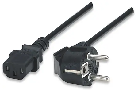 Manhattan kabel napájecí pro monitor - C13F-zásuvka / 1.8m