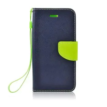 GAMACZ FANCY BOOK pouzdro pro Samsung J100H Galaxy J1 modro-limetková