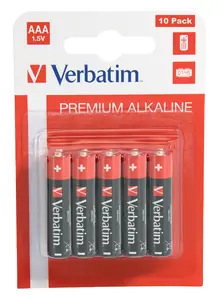 Verbatim Alkalické blister baterie AAA 1.5V 10ks / blister