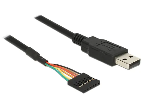 Delock kabel USB samec > TTL 6 pin. hlavička samice / 1.8 m (3.3 V)