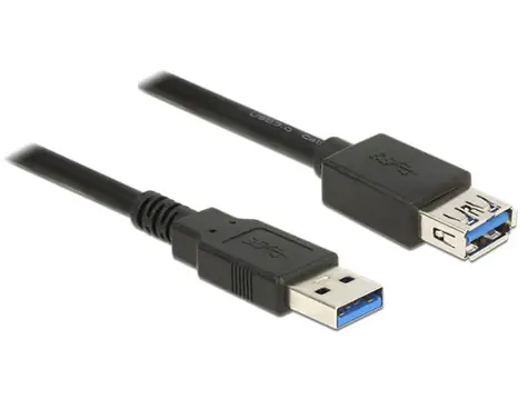 DeLock Prodlužovací kabel USB 3.0 Typ-A samec > USB 3.0 Typ-A samice 2 m černá