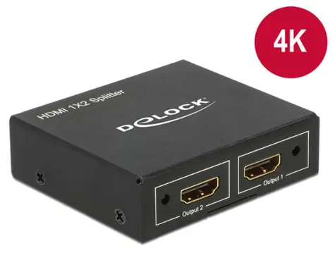 DeLock HDMI Splitter 1 x HDMI > 2 x HDMI výstup 4K