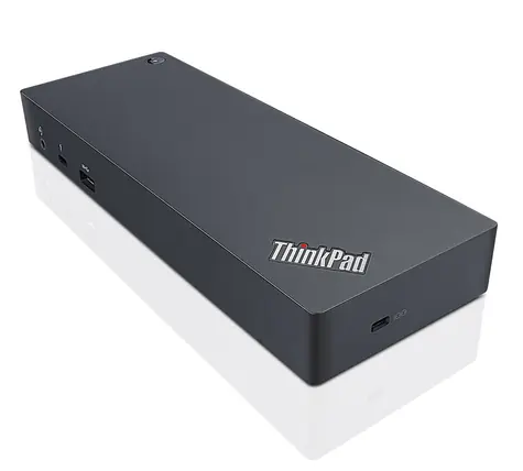 Lenovo ThinkPad Thunderbolt 3 Dock / Dokovací stanice / Thunderbolt 3 / USB 3.0 / HDMI / DP / VGA / HDMI / RJ-45 / audi