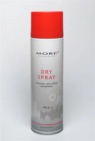 ARMOR MORE Stlačený vzduch 400 ml / Nehořlavý / nezamrzá / nekondenzuje