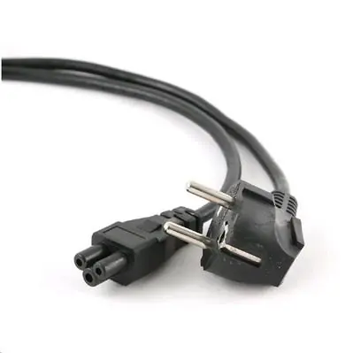 C-TECH napájecí síťový kabel VDE 220/230V notebook 3 pin Schuko 1.8m