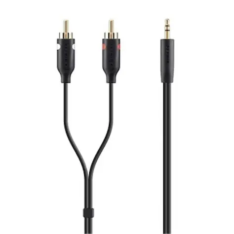 Belkin Audio kabel 1 x 3.5mm - 2 x RCA 2m / portable Y 