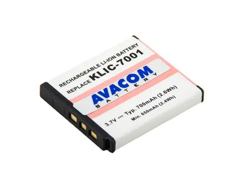 AVACOM baterie Kodak KLIC-7001 / Li-Ion / 3.7V / 700mAh / 2.6Wh