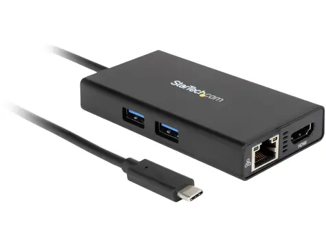 StarTech USB-C - dokovací stanice pro notebooky / 4K HDMI / LAN / 2x USB 3.0