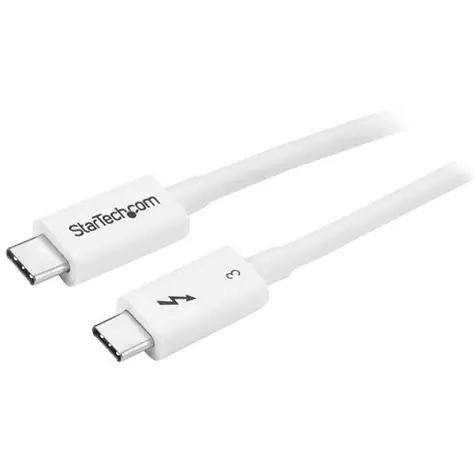 StarTech kabel Thunderbolt 3 0.5m bílá / 40Gbps