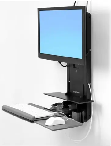 ERGOTRON Patient Room VL18 STS WM / systém držáků na zeď / pro monitor klávesnici a myš