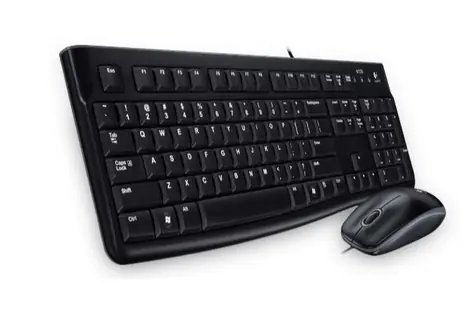 Logitech Desktop MK120 Ruská verze / Klávesnice a myš / USB / Ruský Layout