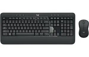 Logitech Wireless Desktop MK540 Advanced CZ / Klávesnice / Myš / USB / Šedá / CZ verze