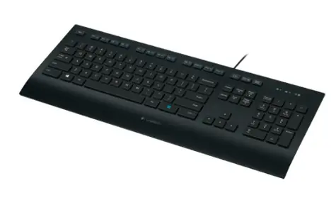 Logitech  K280e DE / Klávesnice / USB / DE / černá