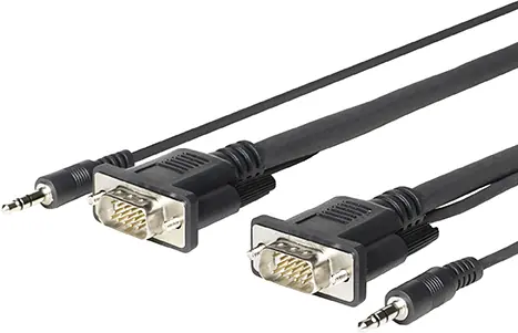 Vivolink Pro VGA + Audio M - M 1.8m / 1920x1200 / EDID / 15pin / dvojité stínění